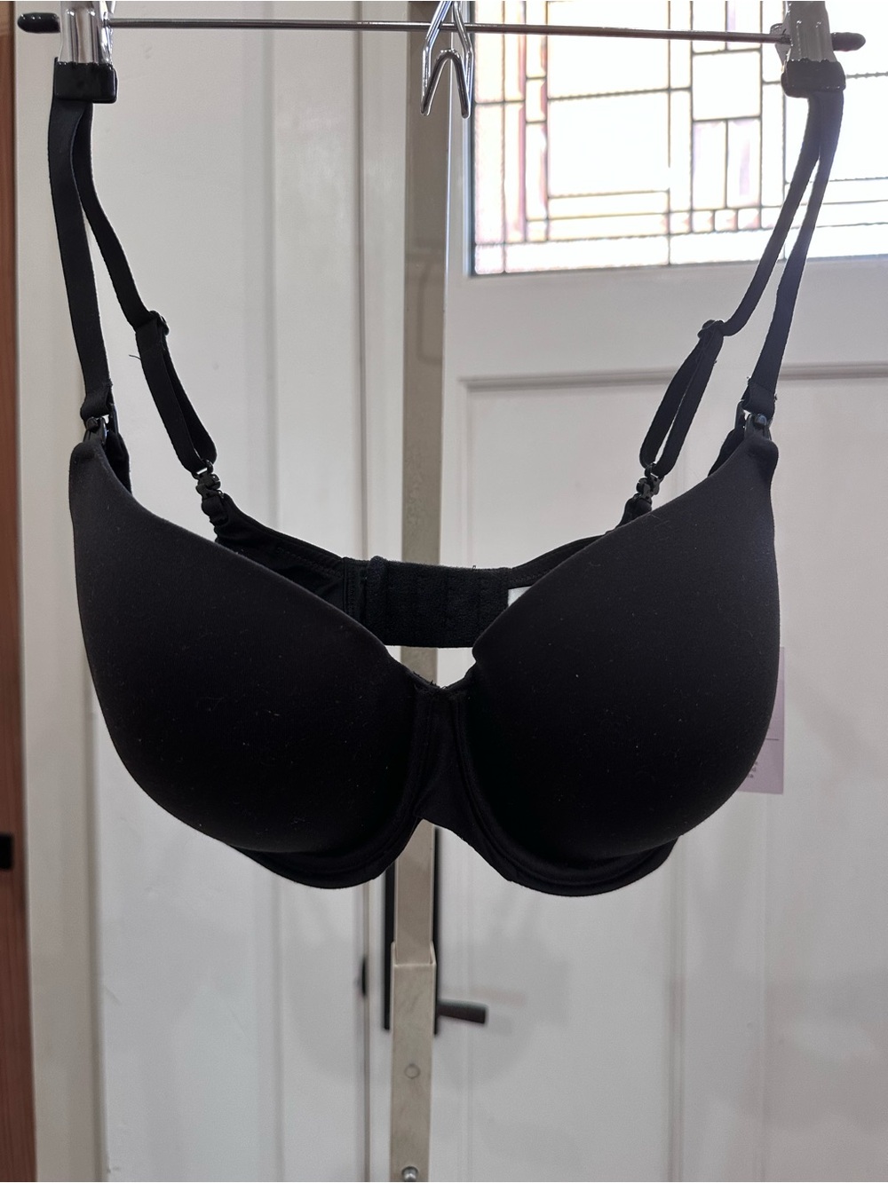 Auden Black Nursing Bra with Light Padding